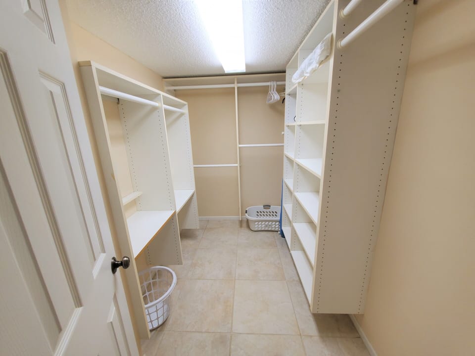 Buttonwood Cove 103B master closet
