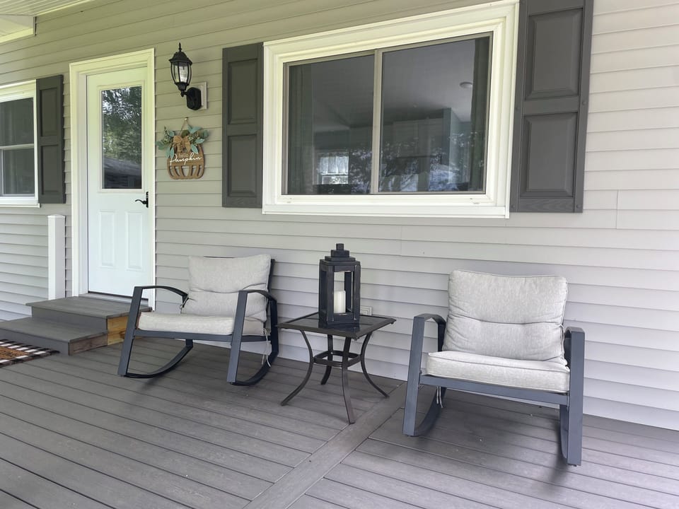 Front porch deck
