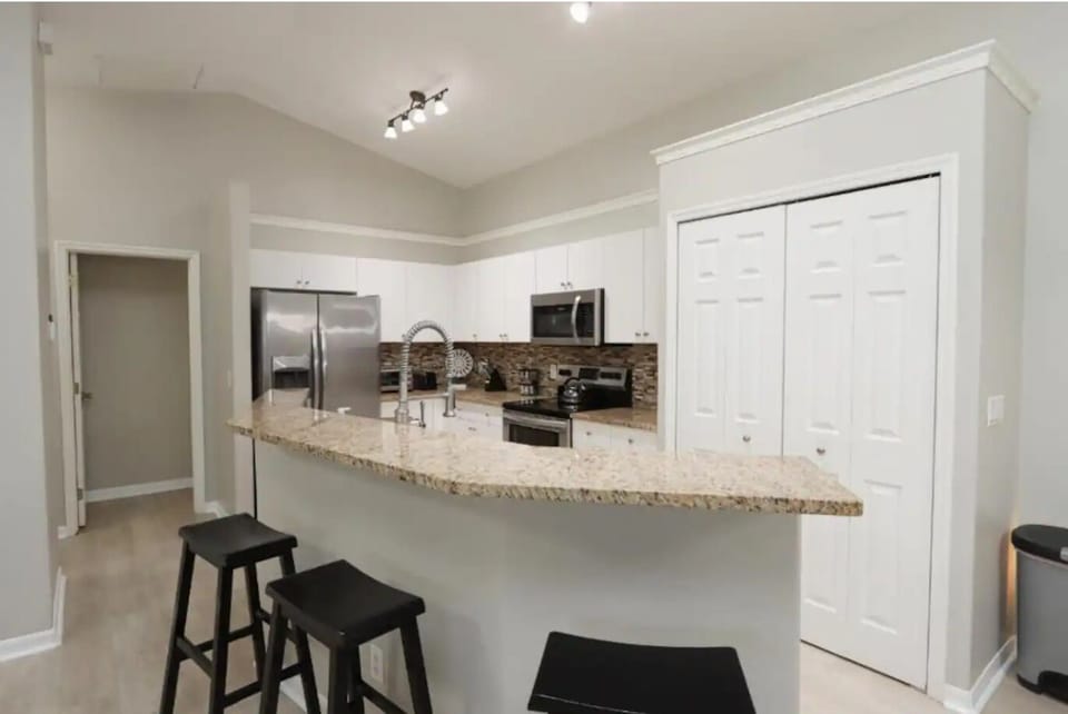 Kitchen with Bar Stools
