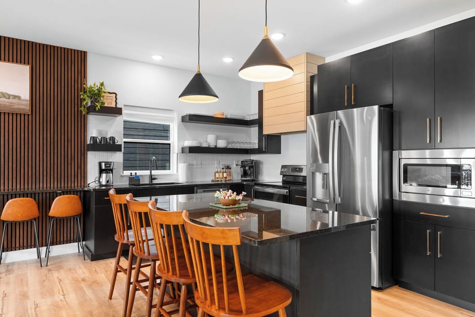 Cooking for a crowd? This kitchen’s got you covered from coffee to casserole!