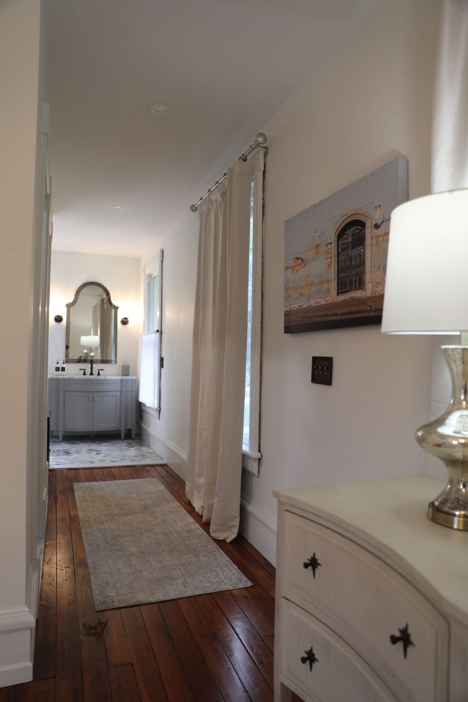 Owner’s suite includes a closet and WC with connected bathroom.