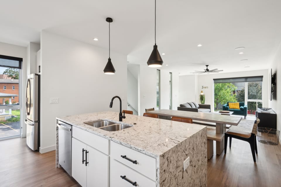 Indoors, Lamp, Kitchen, Couch, Furniture