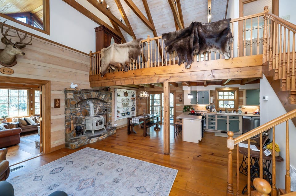 Living room and loft