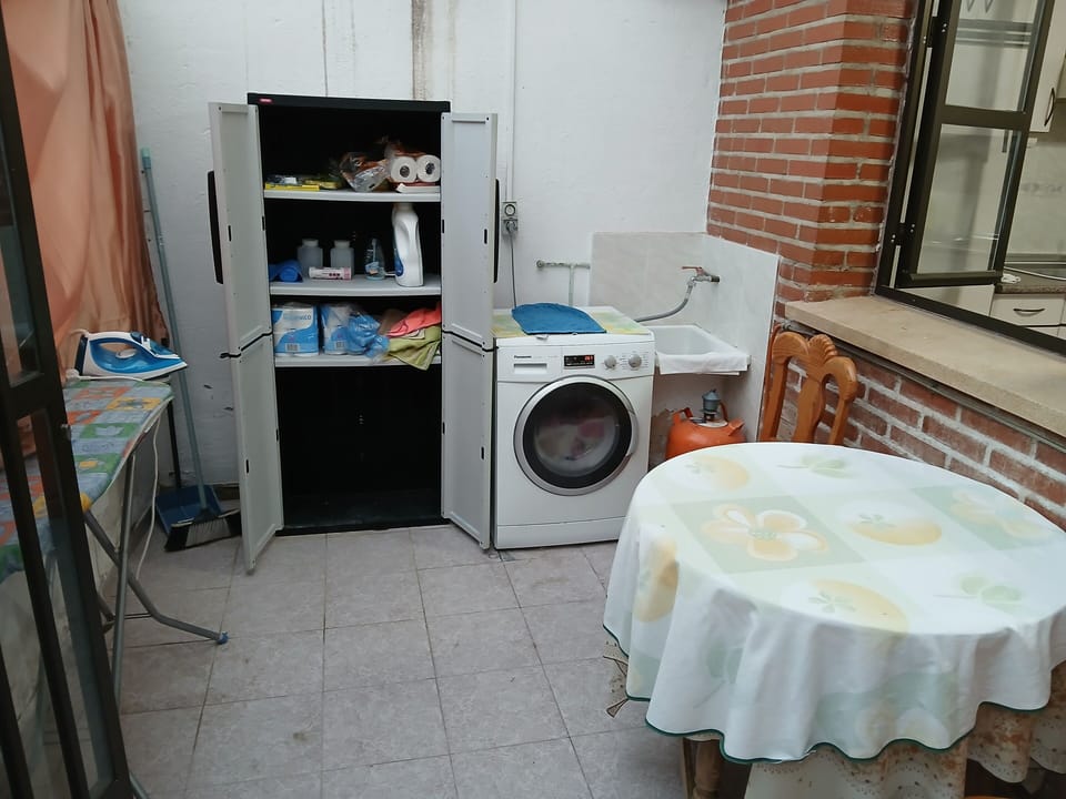 Zona de lavanderia accesible