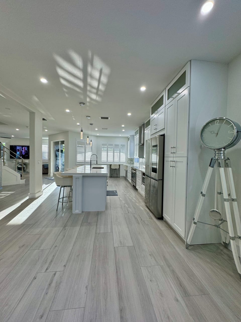 Large open concept Chef's Kitchen 