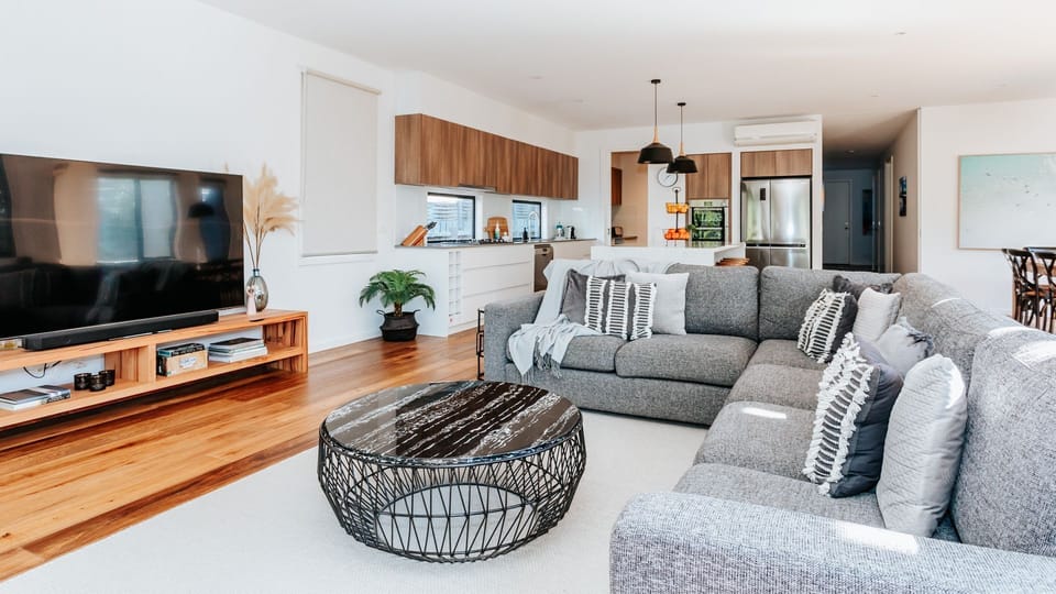 Rear - Open Living Kitchen, Living, Dining, Access to the outdoor dinning area