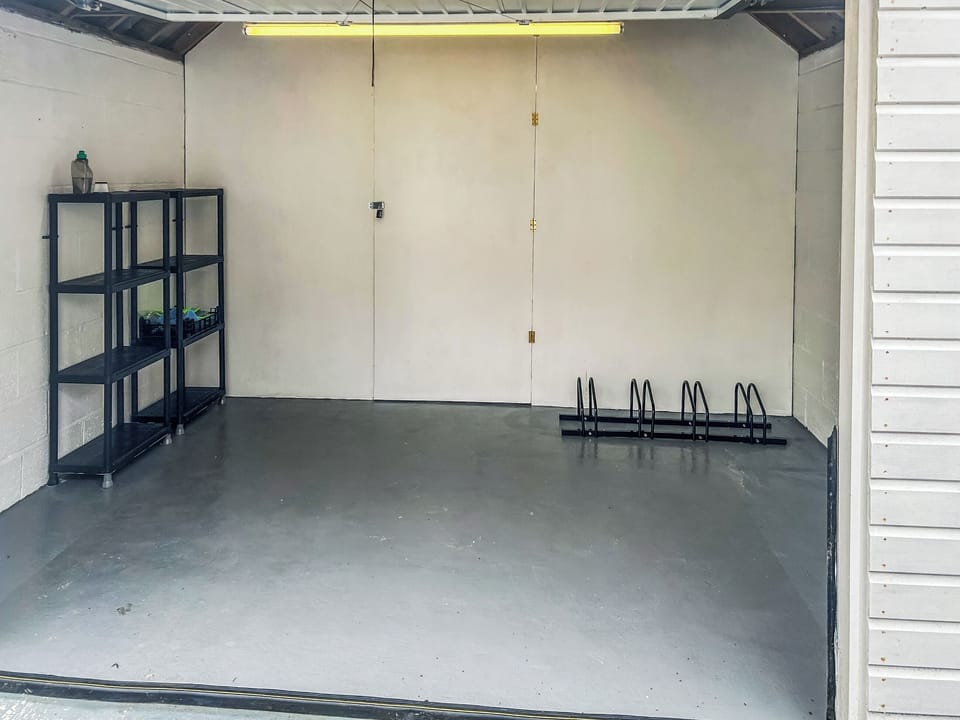 Garage - safe and secure storage (lighting, power and water) available for guests to use. | Forge House, Thornton Le Dale, near Pickering