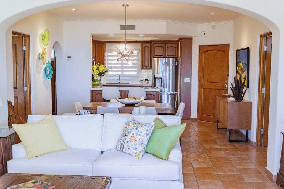 Open concept living/kitchen/dining