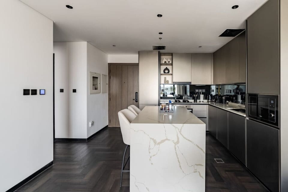 Another angle of the clean highland and the Kitchen area