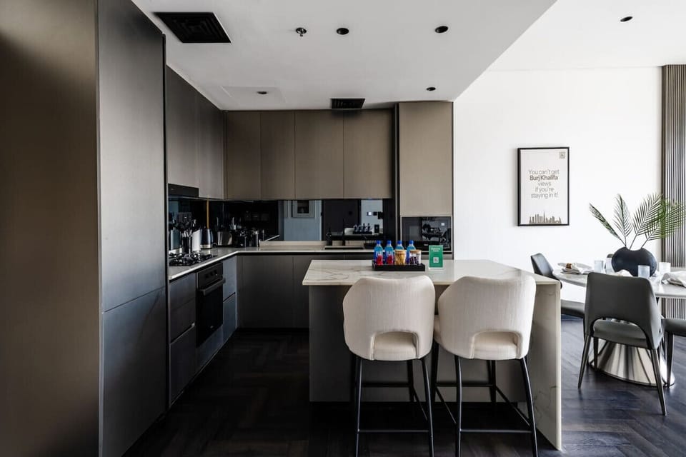 The highland and the kitchen area