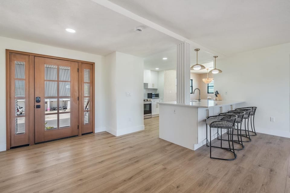 Entry and Kitchen Bar