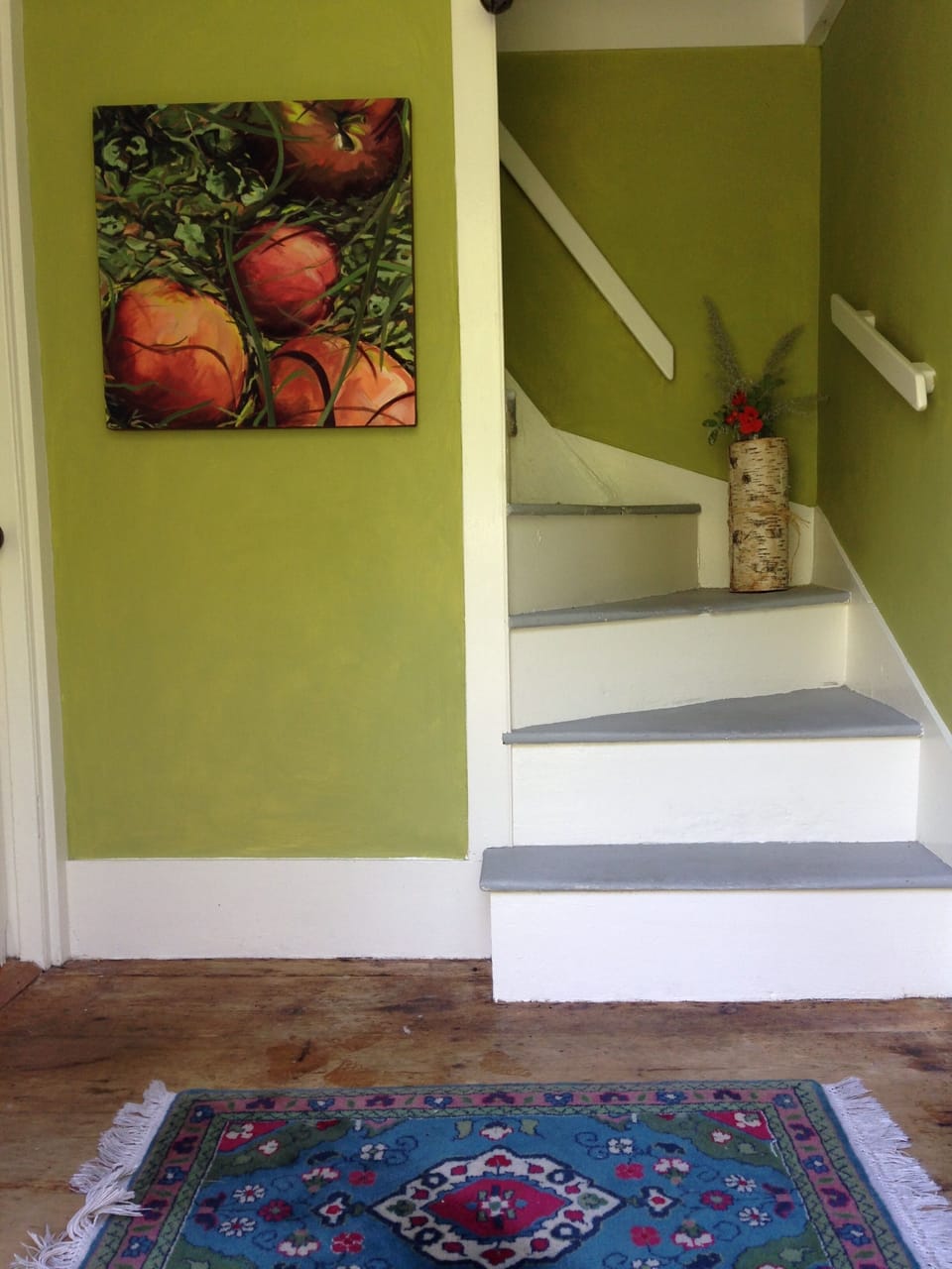 Front hall entrance. Shoes off please and up the stairs to your suite.