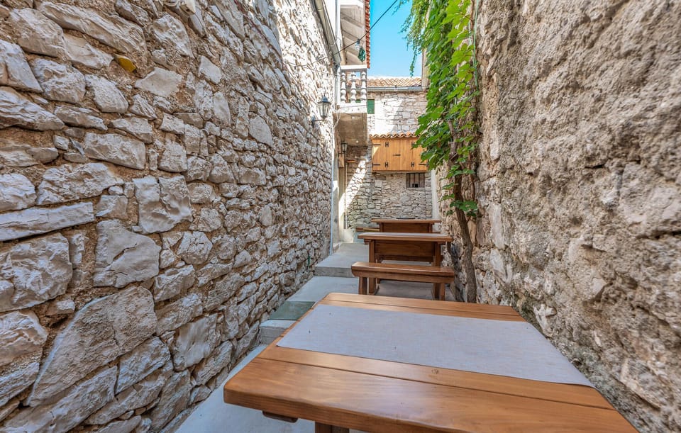 outside