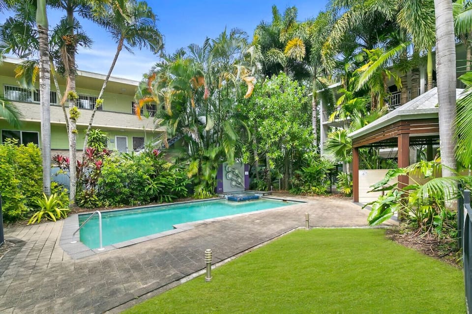 Complex pool area