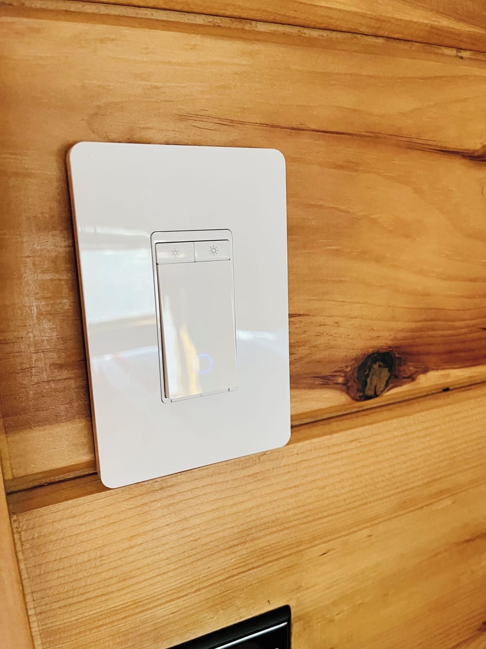 Smart switch for all bedrooms with dimmerable options