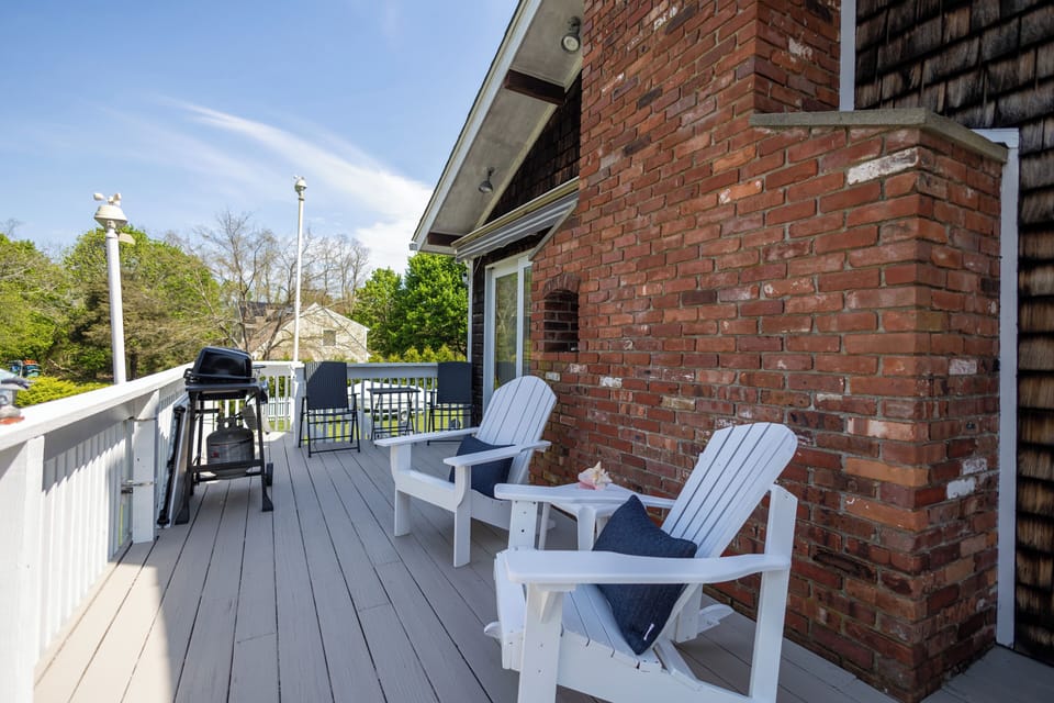 "Just eat and breath" on the deck. 