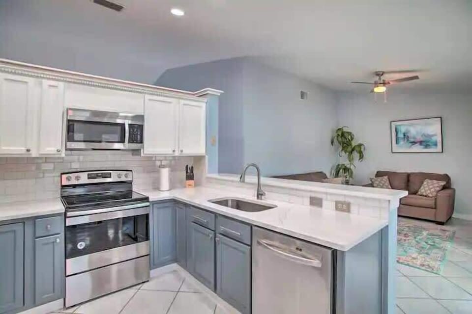 Fully equipped kitchen ready for culinary adventures and family meals alike.