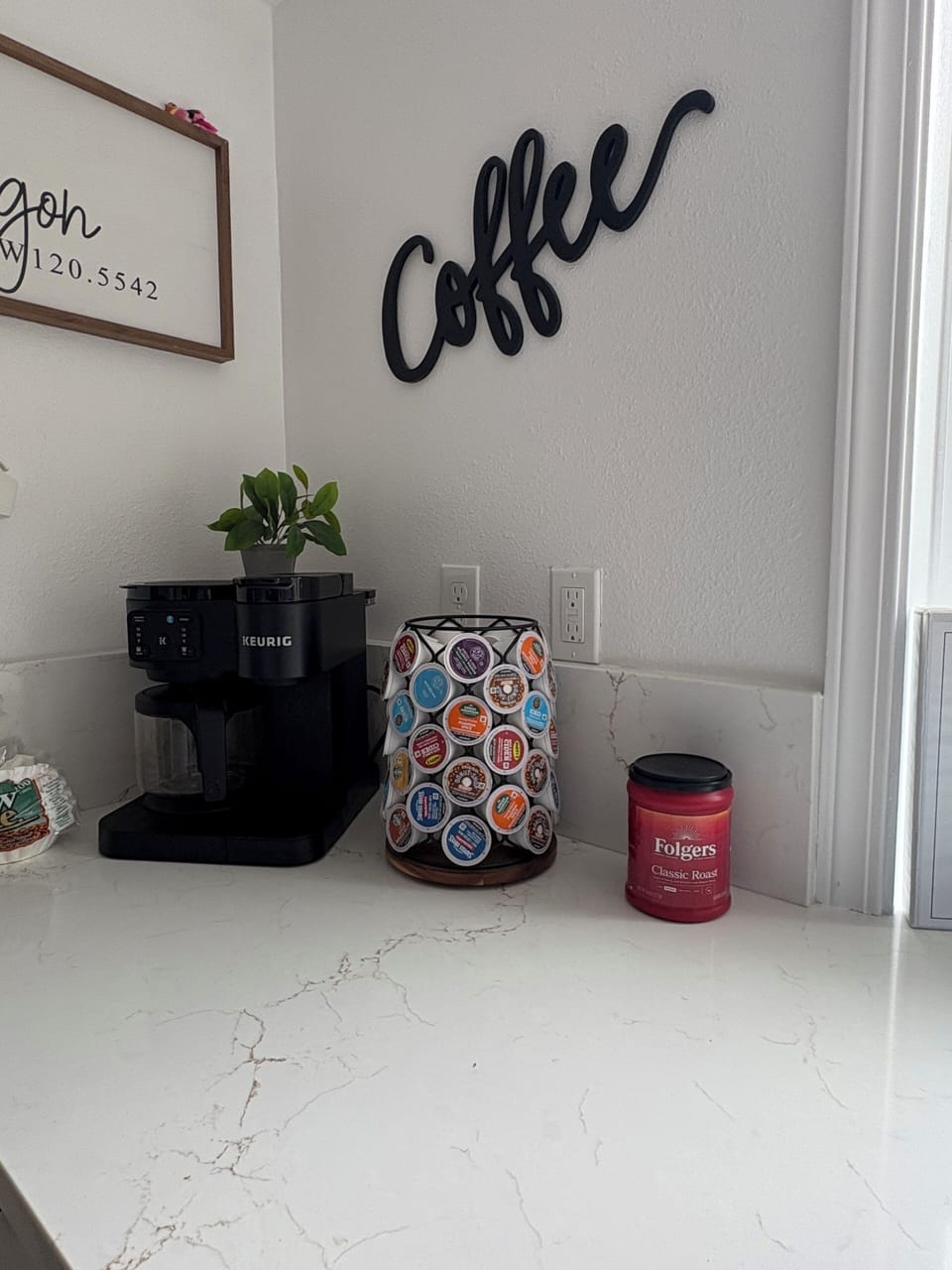 Wake up and make yourself a cup of coffee on us while you stay at Anita’s