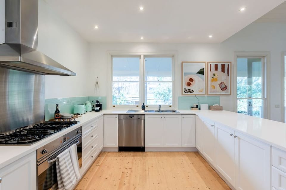 beautifully lit spacious kitchen