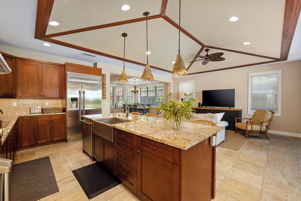 Ample counter space