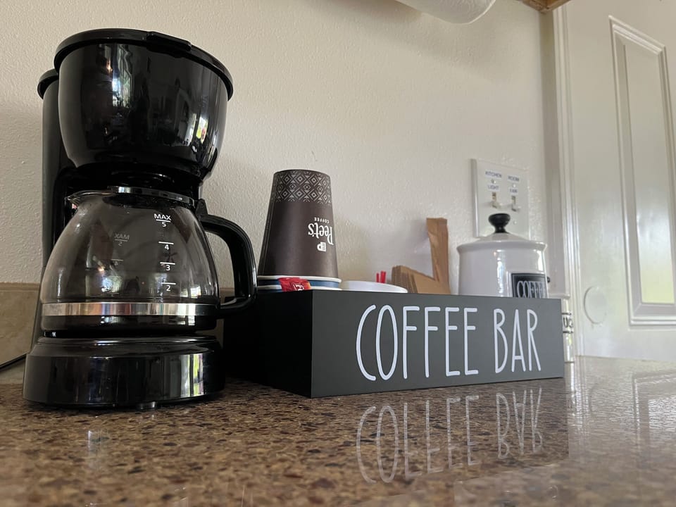 Coffee and sugar provided.