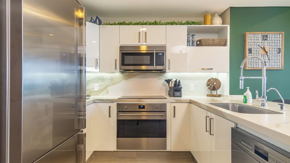 The kitchen.