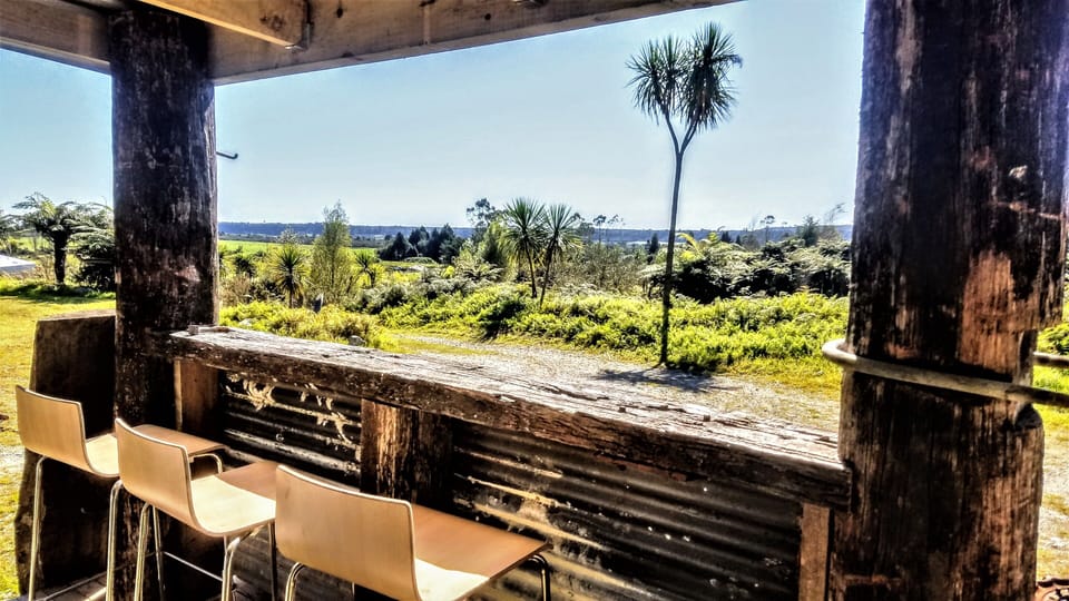 Views from the covered camp kitchen.