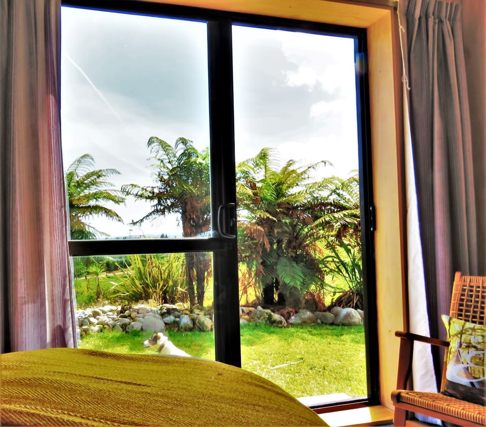 Lay in bed and enjoy the view.