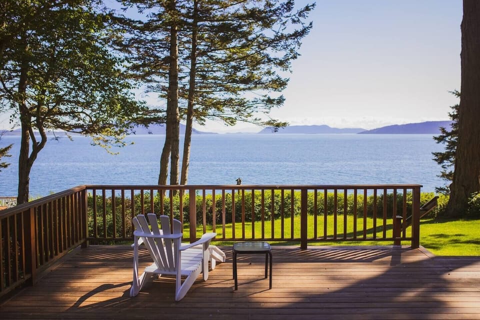 Incredible views of the ocean and San Juan Islands! 