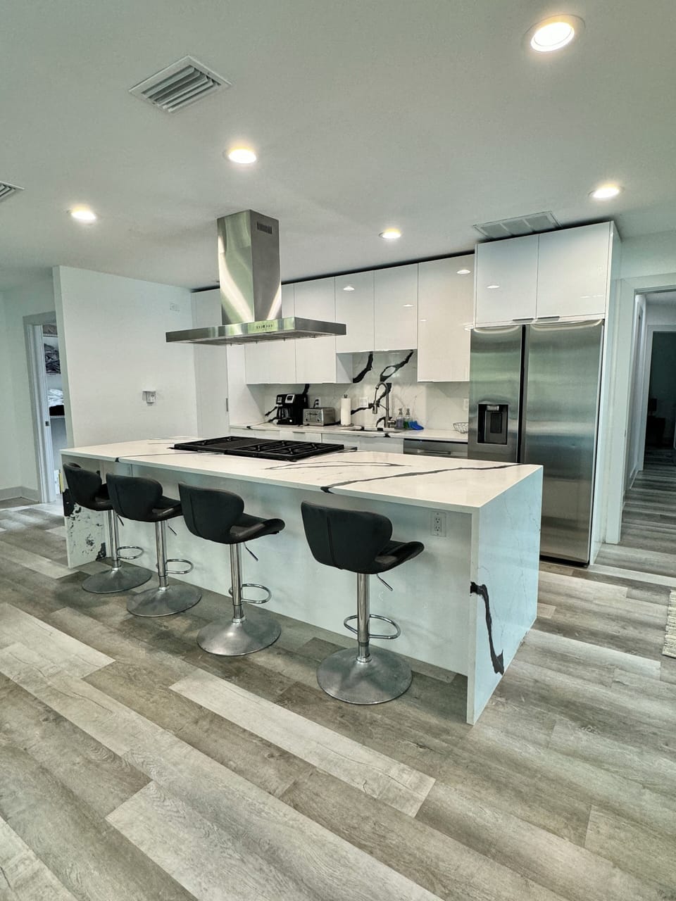Additional seating in kitchen