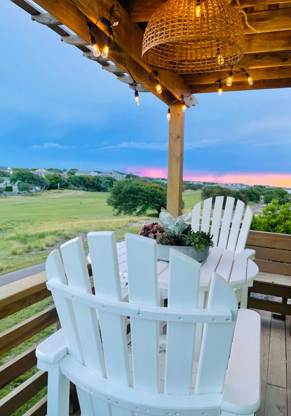 Golf course view for sunsets 