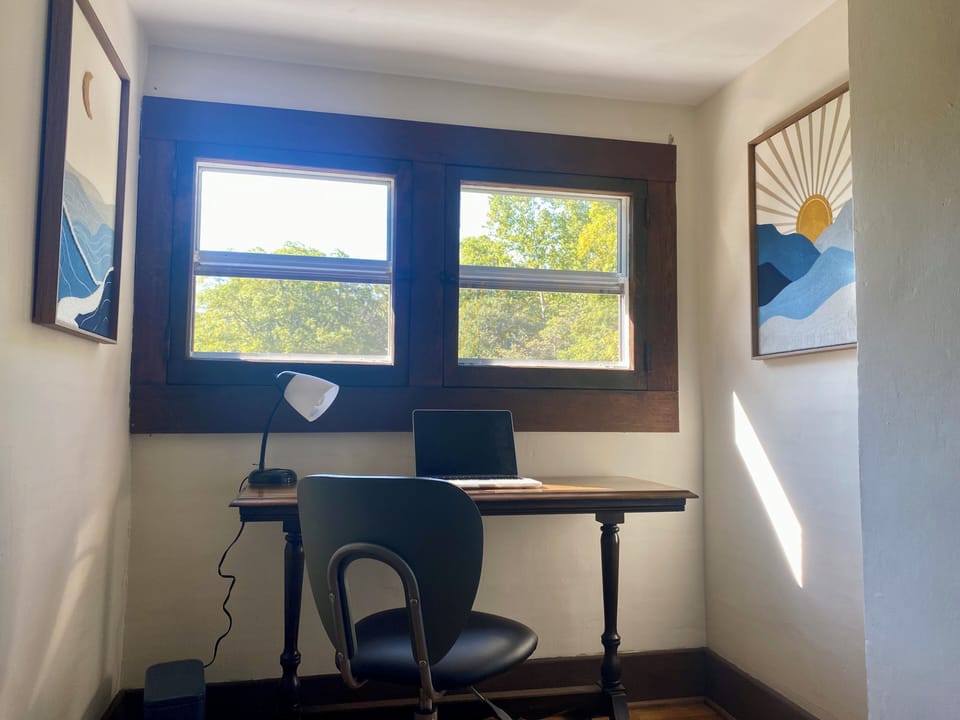 Desk in Smaller Upstairs Bedroom