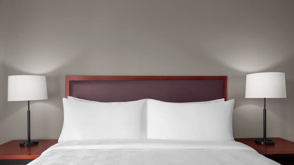 Sink into plush pillows and enjoy a restful, quiet sleep.