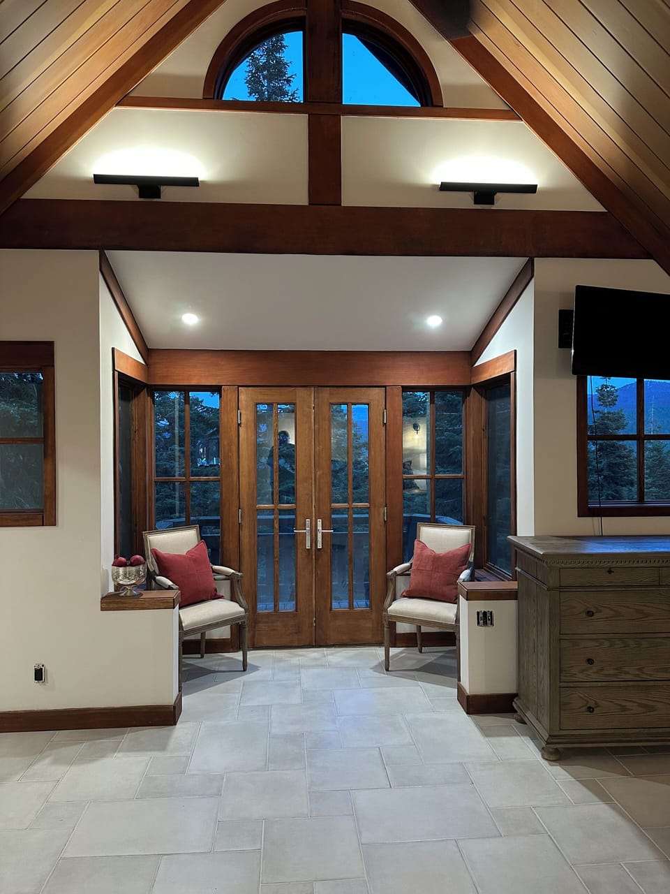 Master Bedroom leading to private deck