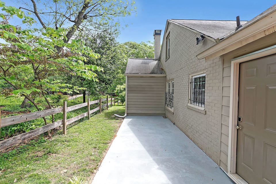 Outside patio