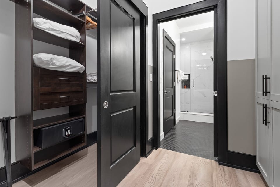Primary Closet with Safe