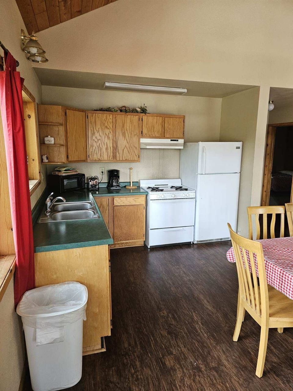 Fully stocked kitchen