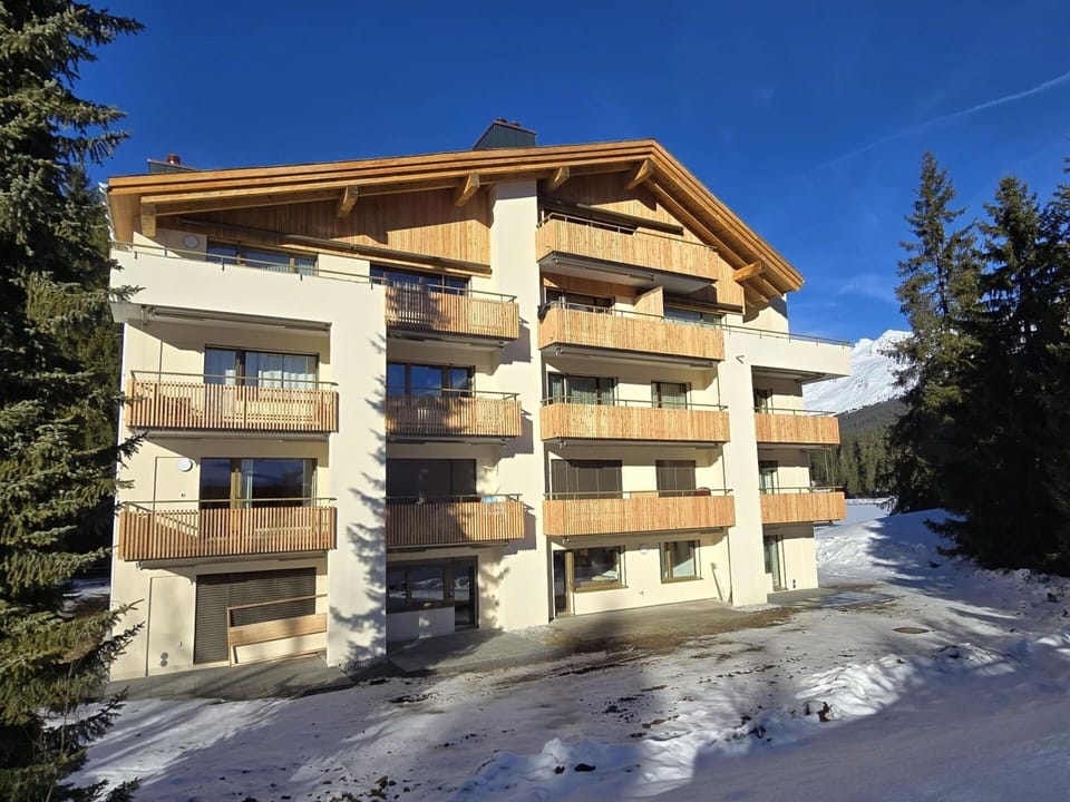 Residential Area, Home, Winter, Snow, Apartment, Freezing, Siding, Balcony