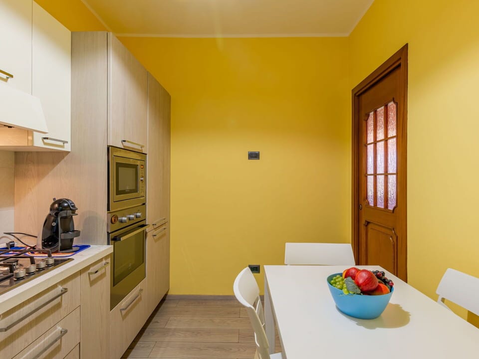 Property, Cabinetry, Window, Wood, Interior Design, Yellow, Floor, Flooring, Table, Home Appliance