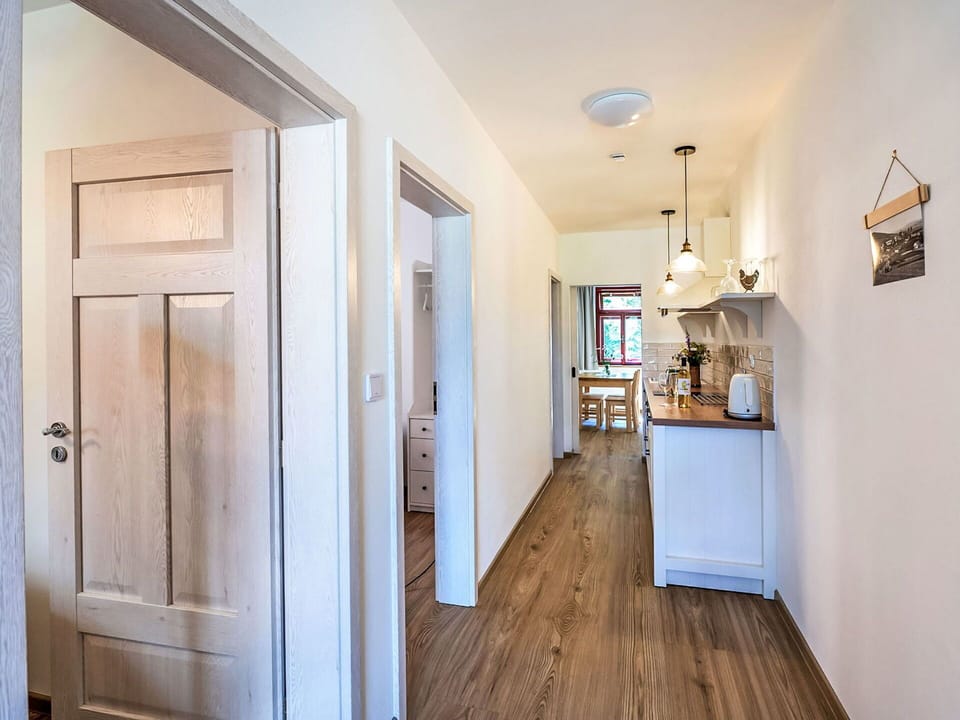 Property, Wood, Door, Interior Design, Hall, Flooring, Floor, Wall, Wood Stain