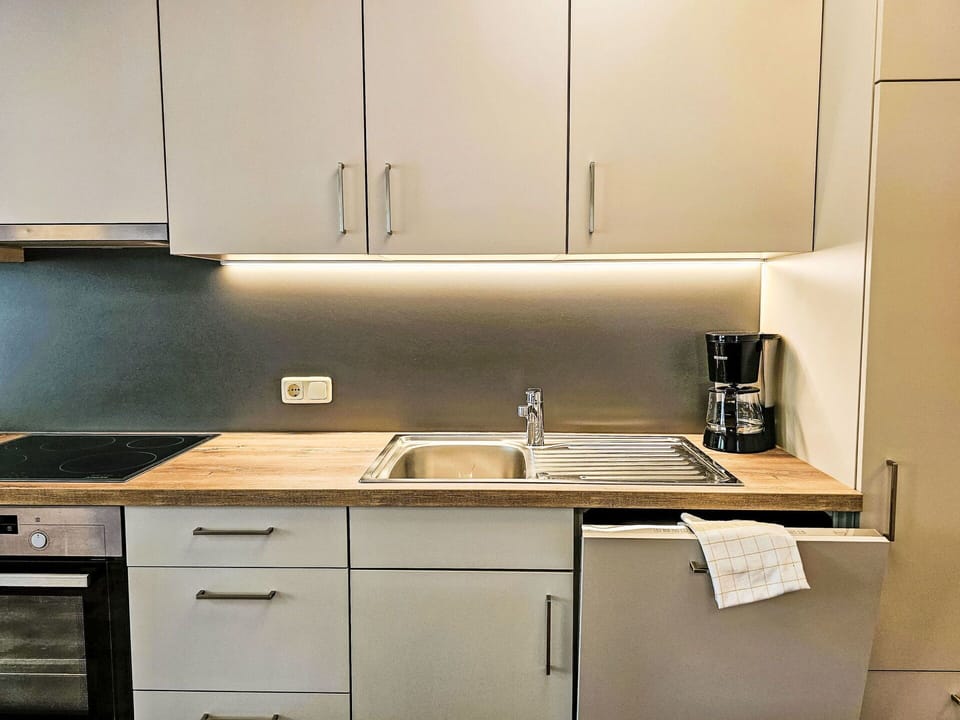 Cabinetry, Kitchen Sink, Countertop, Property, Tap, Sink, Wood, Kitchen, Kitchen Stove, Interior Design