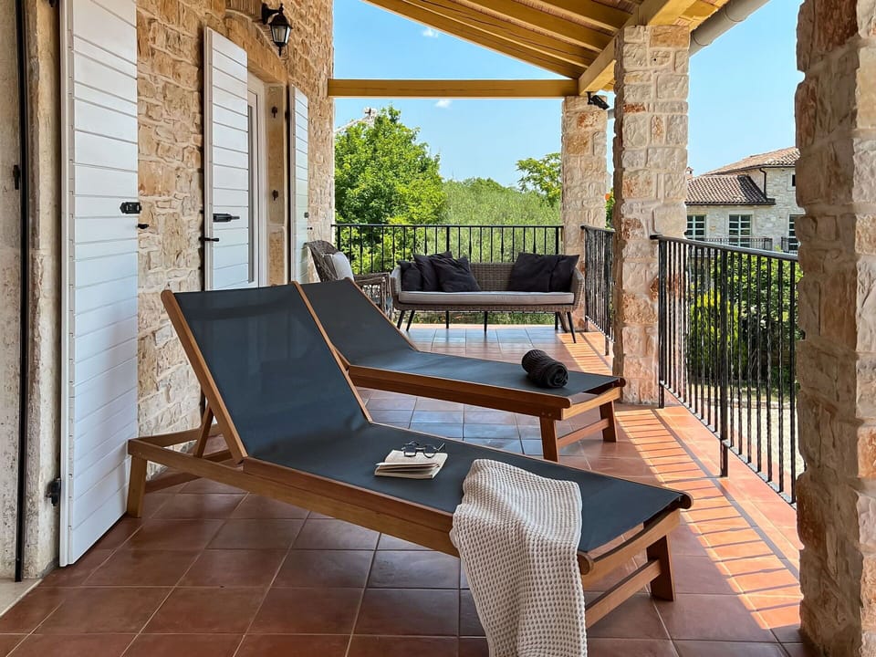 Property, Furniture, Sky, Building, Plant, Wood, Shade, Outdoor Furniture, Interior Design, Tree