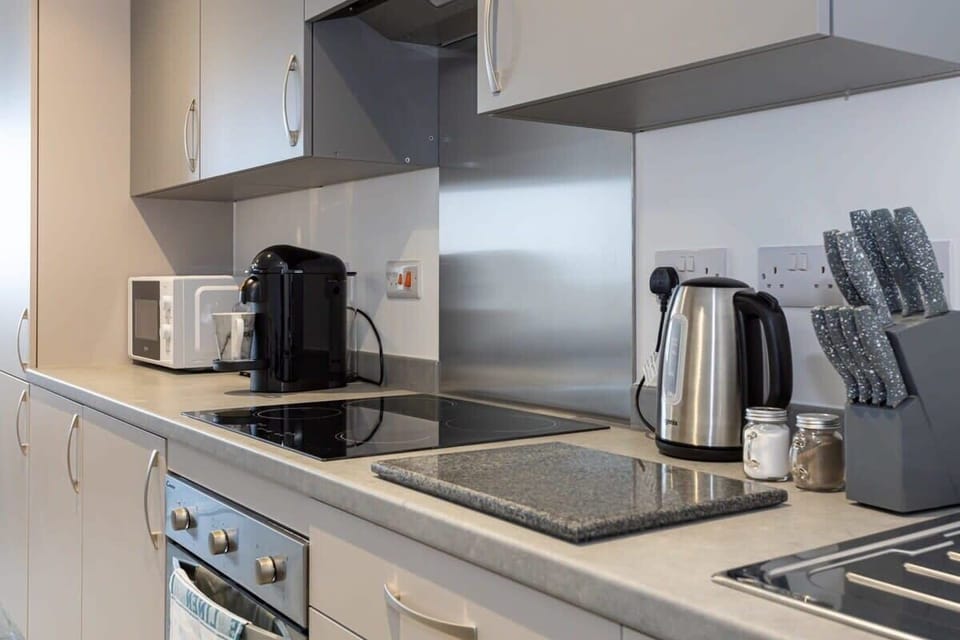 Cook up a storm in your fully equipped kitchen with everything you need for a proper meal