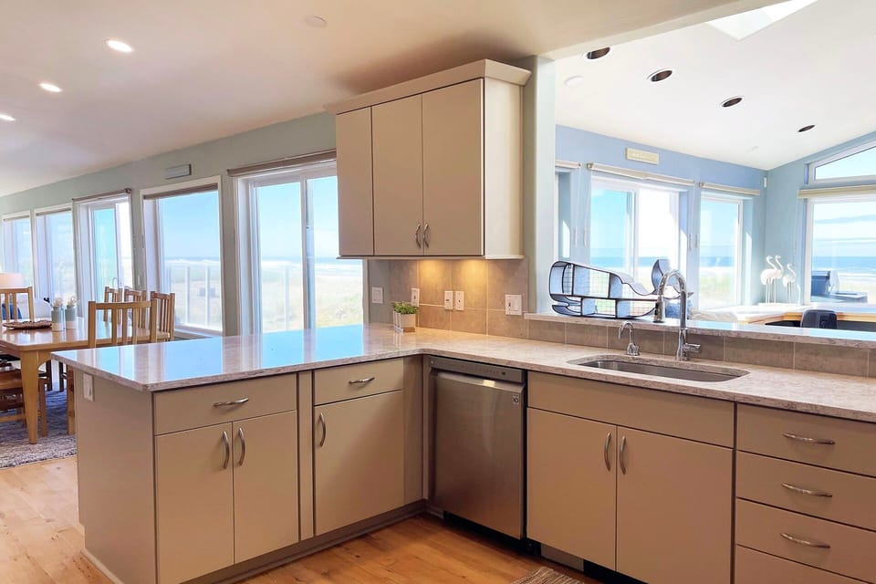 Open to both the living areas, it is central to the house.