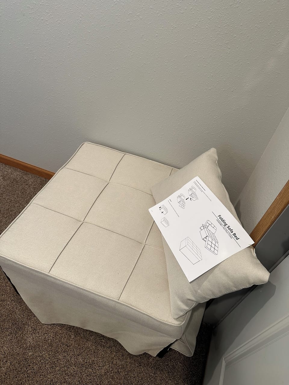 Ottoman that folds out to a bed