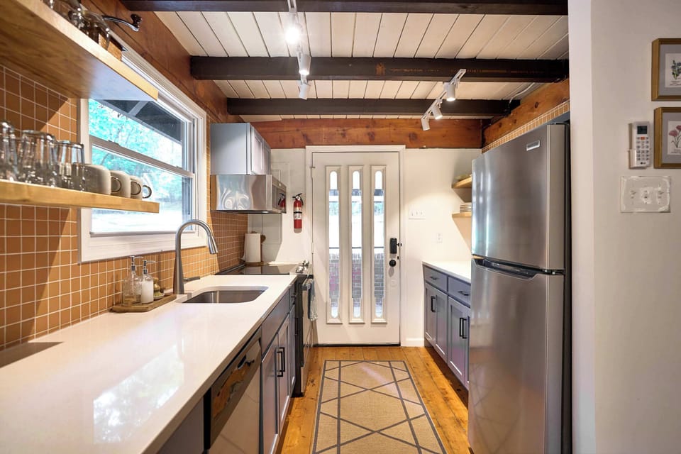 Our fully stocked kitchen