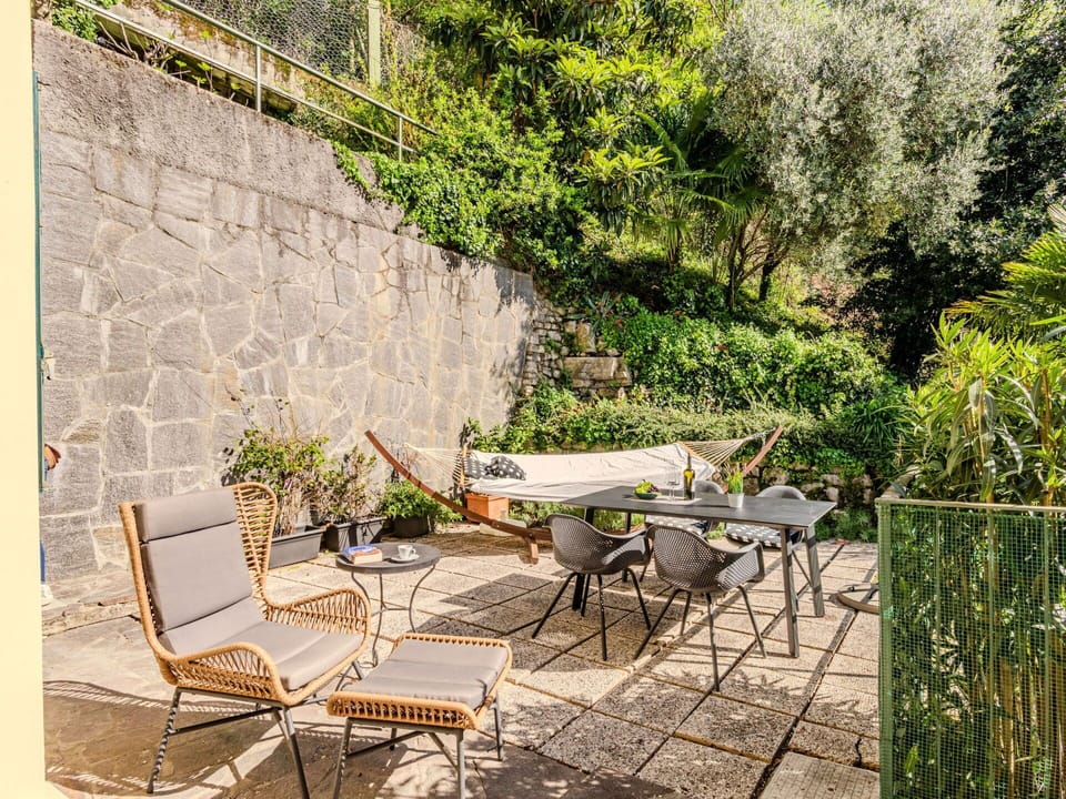 Plant, Furniture, Chair, Outdoor Furniture, Table, Outdoor Table, Shade, Grass, Armrest, Leisure