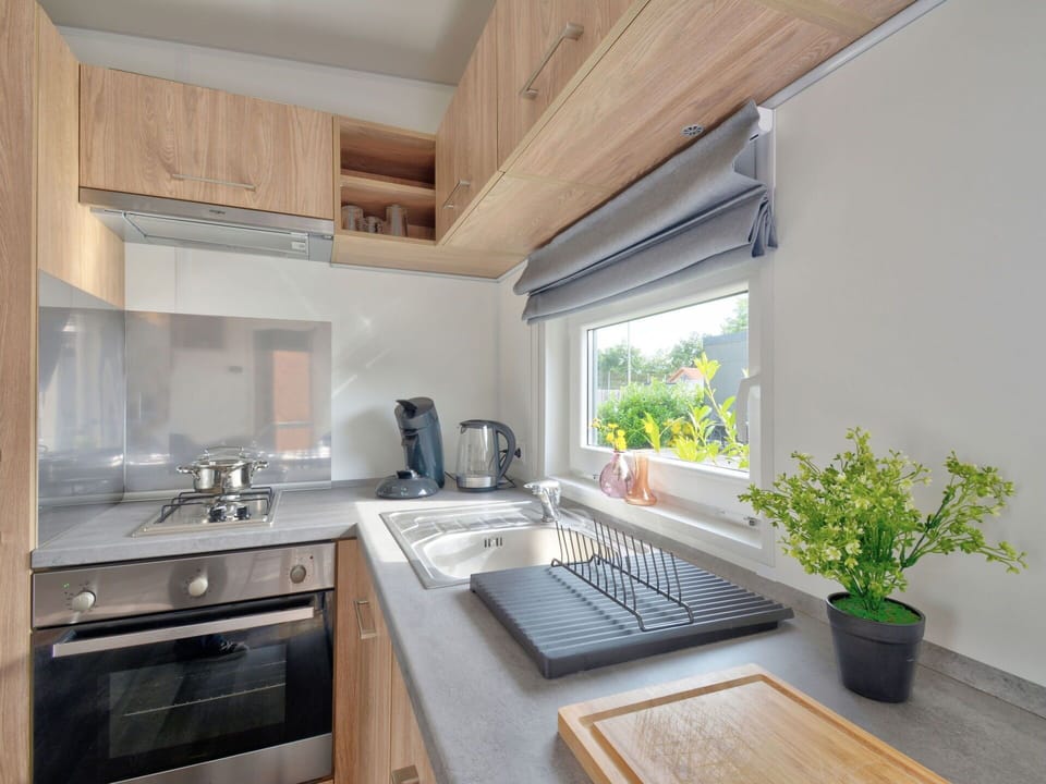 Cabinetry, Plant, Property, Furniture, Countertop, Sink, Flowerpot, Kitchen, Interior Design, Kitchen Stove