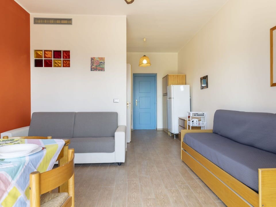 Furniture, Table, Picture Frame, Comfort, Azure, Couch, Orange, Architecture, Door, Building