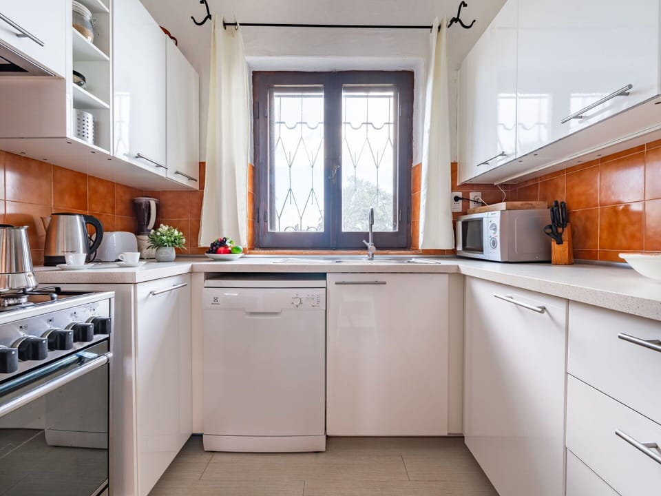 Cabinetry, Building, Window, Kitchen Appliance, Kitchen Sink, Kitchen, Countertop, Home Appliance, Kitchen Stove